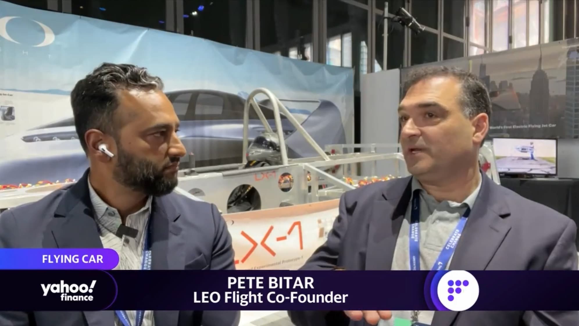 Image of  Watch: LEO Flight interview with Yahoo Finance